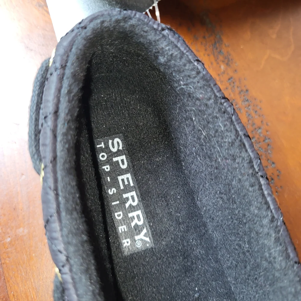 Sperry Women's Black Quilted Shoes
